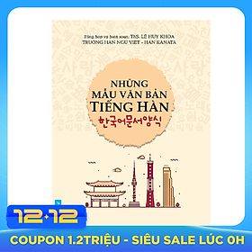 Những Mẫu Văn Bản Tiếng Hàn