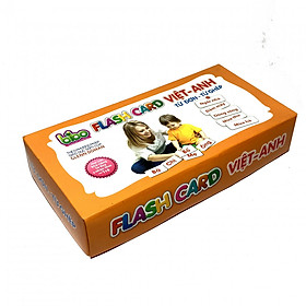 Bộ Thẻ Flashcards Cho Bé Từ Đơn -Từ Ghép Song Ngữ Anh_VIệt Loại Thẻ To BENRIKIDS-TUDON