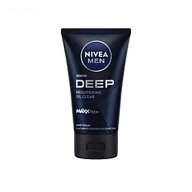 Sữa Rửa Mặt NIVEA MEN DEEP Than Đen Hoạt Tính Hút Nhờn Sáng Da (100G) - 84415