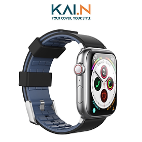Dây Đeo Silicone Dành Cho Apple Watch Ultra / Apple Watch Series, Kai.N Sport Buckle Color Band- Hàng Chính Hãng