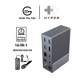 Mua Cổng Chuyển HyperDrive GEN 2 16IN1 Và Bộ Nguồn DC 180W - HD-G2TB3