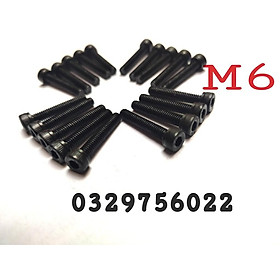 Mua Combo 150 con bulong M6 lục giác chìm đầu trụ thép đen -ốc đầu trụ - ốc lục lăng đầu trụ thép đen