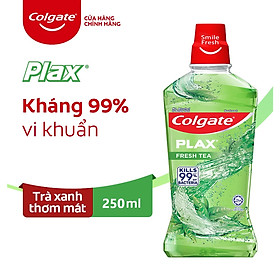 Nước súc miệng Colgate diệt 99% vi khuẩn Plax trà xanh 250ml