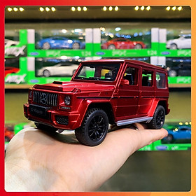 Mô hình xe Mercedes-Benz AMG G63 tỉ lệ 1:32 - màu đỏ