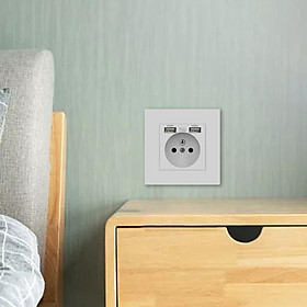 Wall USB Power Socket Charging Port Socket with USB for Household Appliances