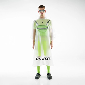ONWAYS Áo Mưa Thể Thao Mỏng Nhẹ, Trong Suốt Trendy WANT IT GET IT Raincoat A4197