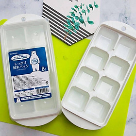 Mua  Giá hủy diệt  Khay Trữ Đông 8 Ngăn Có Nắp Đậy Nhật Bản  Dahamart - Siêu Thị Ăn Dặm 