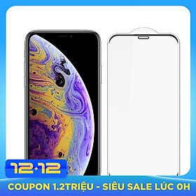 Miếng Dán Kính Cường Lực Không Viền Dành Cho iPhone X / XS / XR / XS MAX - Hàng Chính Hãng