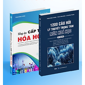 Combo 9+ Trọng tâm lý thuyết, tổng ôn cấp tốc Hoá học tặng sổ tay- Moonbook