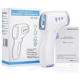 Nhiệt Kế Cho Bé Đo Trán, Đo Nhiệt Độ Sữa Cho Bé Ăn Từ 35°C - 42°C ( 3 MỨC CẢNH BÁO NHIỆT ĐỘ KHẨN CẤP ) - Tặng 01 nhiệt kế siêu mini