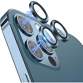 Bộ dán kính cường lực bảo vệ Camera dành cho iPhone 15 Pro / 15ProMax Guard Lens Ring mang lại khả năng chụp hình sắc nét full HD (độ cứng 9H, chống trầy, chống chụi & vân tay, bảo vệ toàn diện) - hàng nhập khẩu