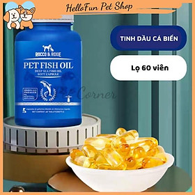 Hình ảnh Viên dầu cá cho chó mèo Pet Fish Oil, bổ sung Omega 3, tăng sức đề kháng và dưỡng lông