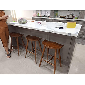 Mua Ghế bàn đảo màu óc chó 60cm