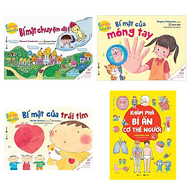 [Download Sách] Bộ Ehon Sự kì diệu của cơ thể: Bí Mật Của Móng Tay - Bí Mật Của Chuyện Đi Ị - Bí Mật Của Trái Tim - Khám Phá Bí Ẩn Cơ Thể Người