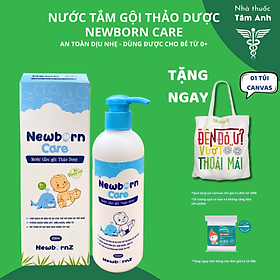 Newborn Care Nước Tắm Thảo Dược Làm sạch, bảo vệ da, Giúp ngăn ngừa rôm sảy,viêm da,hăm tã ở bé (220ml)