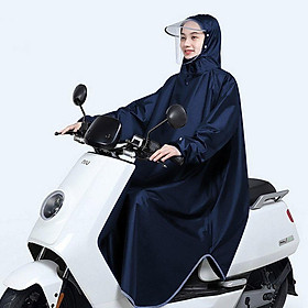 Mua Áo mưa đi xe xẻ tà phong cách Nhật Bản mới có kính và bao tay chống mưa lạnh vải dù cao cấp kèm túi