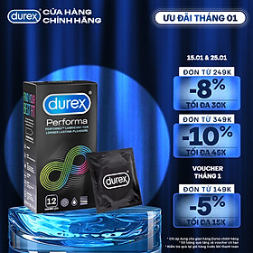 Bao cao su Durex Performa 12 bao