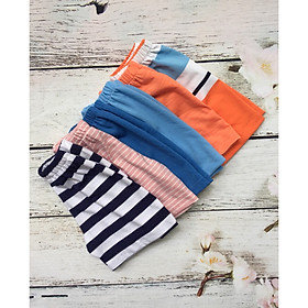 Combo 10 quần bé trai từ 3-35kg - Cotton thiên nhiên. Giao màu ngẫu nhiên