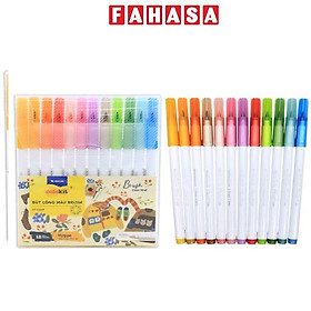 Vỉ 12 Bút Lông Màu Đầu Brush - Hygee - Colokit FP-C019