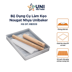 BỘ DỤNG CỤ LÀM KẸO NOUGAT NHỰA UNIBAKER MB309