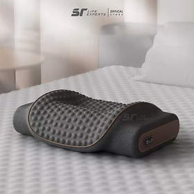 Gối Ngủ Túi Khí Kéo Dãn, Kê Đầu Massage Chườm Nóng Công Thái Học, Giảm Đau Mỏi Cổ Vai Gáy - Sairui