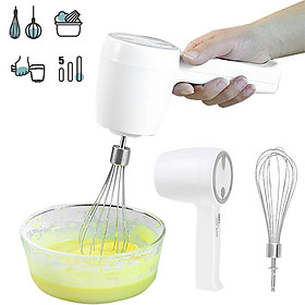 5 Tốc Độ Điện Không Dây Cầm Tay Máy Trộn Thực Phẩm Cầm Tay Gia Đình Blendar Cream Whipper Dụng Cụ Nhà Bếp Điện Không Dây Máy Đánh Trứng