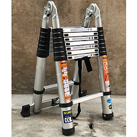 Thang nhôm rút gọn chữ A Ninda 44AI- Hàng chính hãng