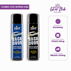 Combo Chất bôi trơn cho đường hậu: pjur BACKDOOR Moisturising & pjur BACKDOOR Relaxing