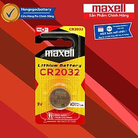 Pin CR2032 Lithium 3V Maxell cao cấp Made In Japan - Hàng chính hãng