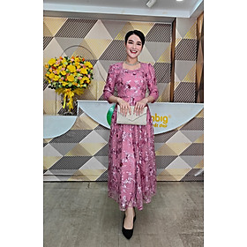 Đầm xòe kim sa - Y1425 - Thương hiệu Zonbig