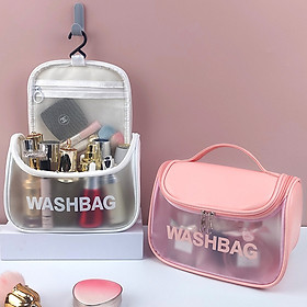 Hình ảnh Túi Đựng Mỹ Phẩm, Đồ Trang Điểm Du Lịch Washbag Chống Nước Có Quai Xách Tiện Lợi