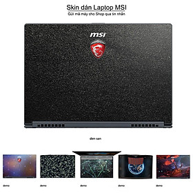 Mua Skin dán Laptop MSI màu đen sần (inbox mã máy cho Shop)