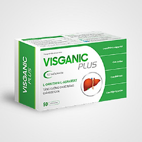 Visganic Plus - Tăng cường chức năng giải độc ga - Hộp 50 viên nang
