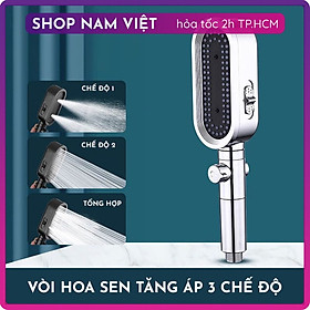 Mua Vòi Hoa Sen Tăng Áp Cao Cấp Có Lọc  3 Chế Độ Nước
