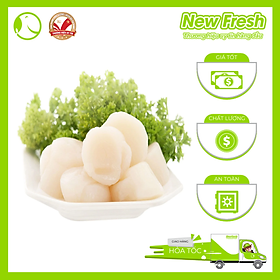 Cồi Sò Điệp Mỹ Size Lớn - Túi 500 Gram