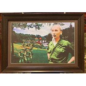 Mua Tranh Bác vẫn đang cùng chúng cháu hành quân ( 48x68cm)