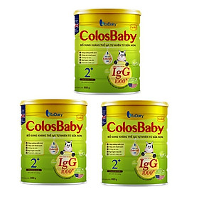 Combo 3 lon Sữa non COLOSBABY GOLD 2+ 800G