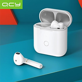 QCY T8 TWS Earphones BT5.1 Wireless Headphones HiFi Sound DSP Noise Reduction Pop-Up Fast Pair 17.5h Battery Life Touch