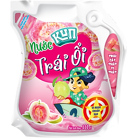 Kun nước trái cây ổi thùng 24 túi x 110ml