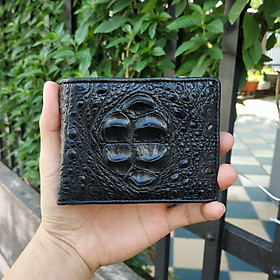 Bóp Nam Da Cá Sấu Thật 2 Mặt. GÙ CÁ SẤU NGUYÊN CON LỚN SIÊU ĐẸP