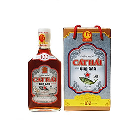 Nước Mắm Cát Hải Loại Ông Sao, Chai Thủy Tinh 370ml 40 Độ Đạm