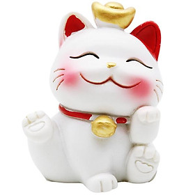 Mua Mô Hình Mèo Thần Tài Mini Trang Trí Tết - WanLongDa NN151