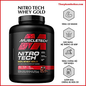 Hình ảnh Sữa tăng cơ NITRO -TECH 100% WHEY GOLD Hộp 5lbs (2.27kg) - Hàng Chính Hãng MUSCLETECH USA - NHIỀU HƯƠNG VỊ - KÈM QUÀ TẶNG