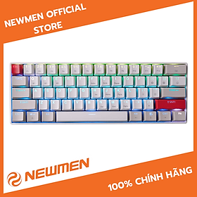 Bàn phím cơ không dây Newmen GM610 - Hàng chính hãng