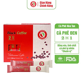 Cà phê đen hòa tan Copen Coffee 2 trong 1