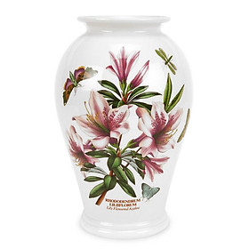Lọ hoa 10inch họa tiết hoa đỗ quyên nhập khẩu Anh Quốc PM BOTANIC GARDEN Azalea BG58000