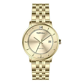 ĐỒNG HỒ TOPHILL TA037G.S2952 Dây và vỏ thép 316L, máy pin, kính sapphire