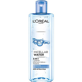 Nước tẩy trang Loreal Micellar Water 3-in-1 Refreshing Even For Sensitive Skin