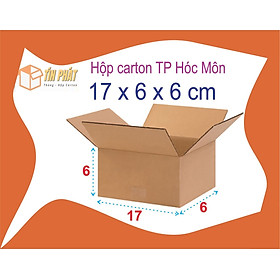 Combo 10 hộp carton 17 x 6 x 6