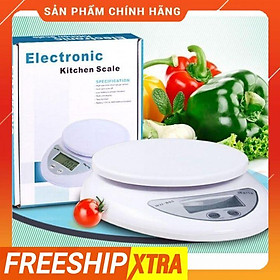 Mua Cân tiểu ly điện tử nhà bếp mini định lượng 1g - 5kg làm bánh độ chính xác cao kèm 2 viên pin AAA  cân nhà bếp 5kg
